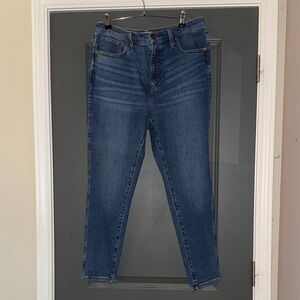 Madewell Women's Skinny Jeans in Deep Blue